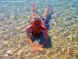 Im kristallklaren Wasser - Toroni Beach – Greece