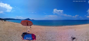 Mein Strandplatz am Tristínika Beach – Greece – 11:38