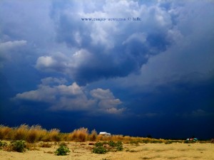 Schon wieder dunkelschwarz der Himmel - Agios Sotiras - Thermaikos Kolpos – Greece