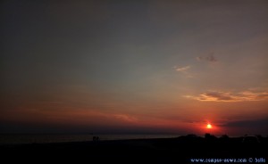 Sunset in Ikismos Lefkes – Greece