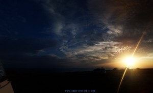 Sunset in Ikismos Lefkes – Greece