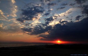 Sunset in Ikismos Lefkes – Greece