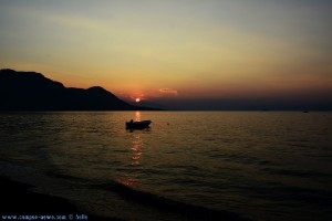 Sunset in Akti – Greece