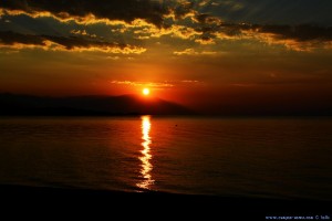 Sunset at Kavos Beach – Greece