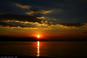 Sunset at Kavos Beach – Greece