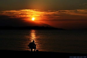 Sunset at Kavos Beach – Greece