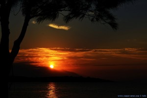 Sunset at Kavos Beach – Greece