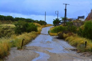 Nach dem Mittelmeer-Hurrikan Sorbas – Greece