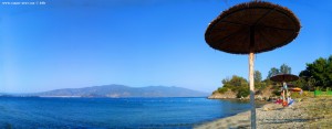 Meine Aussicht am Amarilidos Beach – Greece