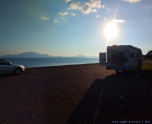 Parking at Epar.Od. Psachnon - Nerotrivion - near Politiká Beach - Dirfies Messapies 344 00 – Greece