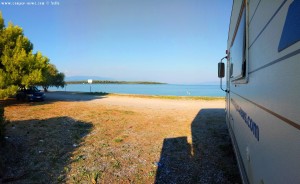 My View today - Kavos Beach to the Island Monolia – Greece