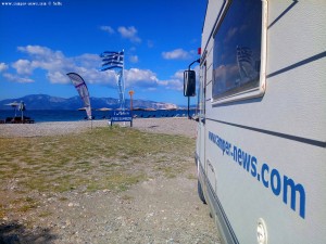 Kaffee-Pause in Pefki – Greece