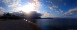My View today - Mouse Beach - Akti Nireos - Greece