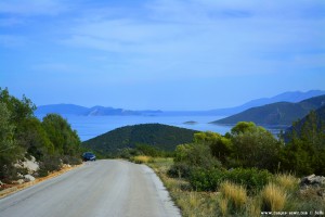 Anfahrt zu Korfos – Greece