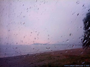Regen am Paliochano Beach – Greece
