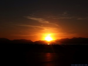 Sunset at Vivari Beach – Greece