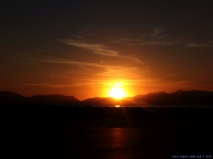 Sunset at Vivari Beach – Greece