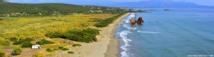 Schiffswrack Dimitrios am Valtaki Beach kurz vor Gythio – Greece