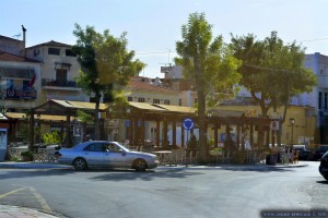 Kreisverkehr in Githio - Greece