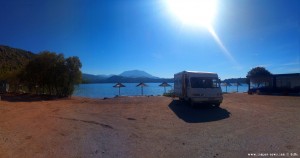 Parking at the Limni Vouliagmenis - Greece - October 2018