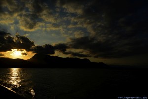 Sunset at Metamorfosi Beach – Greece