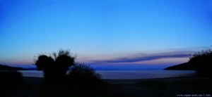 Abendrot am Kamares Beach - Greece