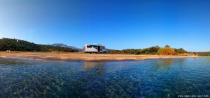 Parking at Kamares Beach - Unnamed Road - Kamares - Anatoliki Mani 232 00 - Greece - November 2018