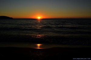 Sunset at Lagkouvardos Beach – Greece