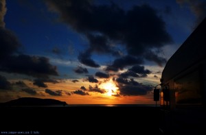 Sunset at Lagkouvardos Beach – Greece