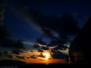 Sunset at Lagkouvardos Beach – Greece