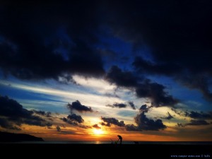 Sunset at Lagkouvardos Beach – Greece