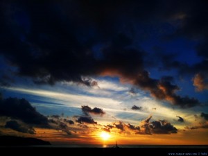 Sunset at Lagkouvardos Beach – Greece