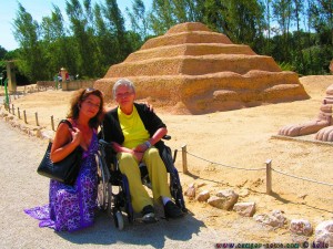 Mama und ich im Minimundus in Meckenbeuren