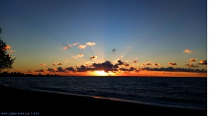 Sunset at Kalo Nero Beach – Greece