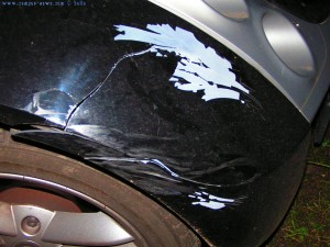 Unfallschaden am Smart Roadster