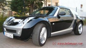 Mein Smart Roadster – noch mit der alten Nummer B – XX 341