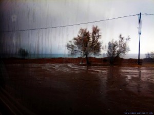 Schon wieder Regen am Avramiou Beach - Greece