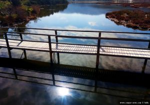 Ich nehme doch lieber die Betonbrücke am Psifäischer See Trizina – Greece