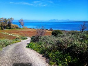 Rückblick - der Weg zum Paralimni / Kalogera Lagoon - Cape Araxos – Greece