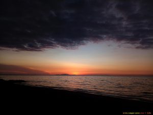 Sunset in Paralia bei Patras – Greece