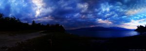 Wolken ziehen auf - Amarilidos Beach - Greece