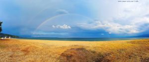 Regenbogen am Portofino Beach – Greece