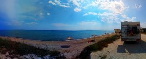 Parking at Krioneri Beach - Greece