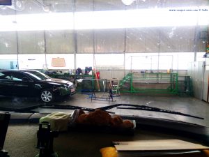 Beim Reifenhändler gegenüber von FIAT - Deva – Romania