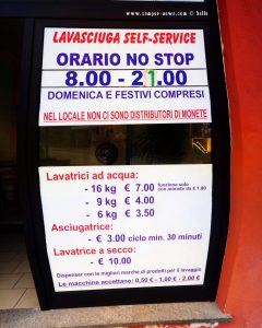 Lavasiciuga Self-Service in Mondovì - Italy