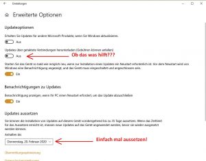 Windows 10 – Zwangsupdate!