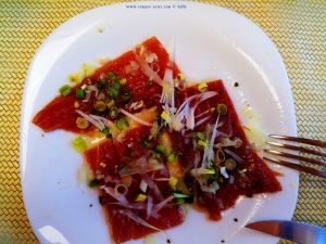 Thunfish mit Zwiebeln - Lunch in Dénia – Spain