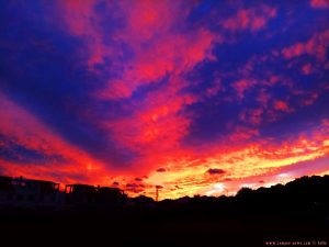 Sunset in Jesús Pobre – Spain