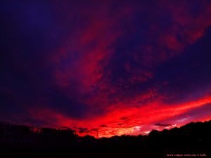 Sunset in Jesús Pobre – Spain