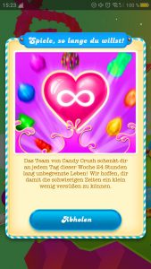 Candy Crush schenkt unbegrenzt Leben - damit man zu Hause bleibt - Corona Virus